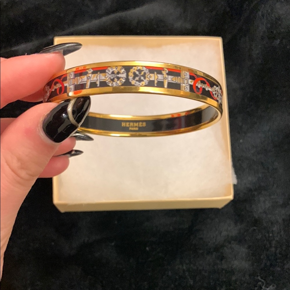 Hermes Gold and Black Women's Bracelet